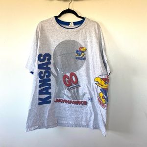 COPY - Vintage KU Basketball Big Graphic Tee